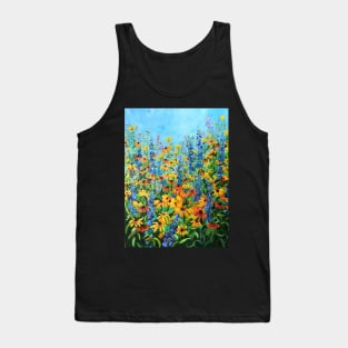 Summer Riot, colourful floral design Tank Top